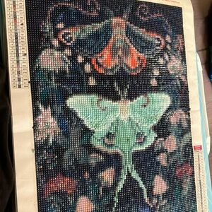 Mystical Moth Diamond Art
